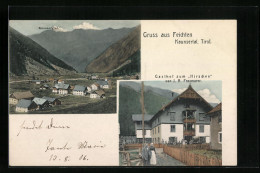 AK Feichten /Kaunsertal, Gasthof Zum Hirschen, Kaunsergrat  - Andere & Zonder Classificatie