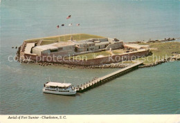 73716368 Charleston_South_Carolina Aerial View Of Fort Sumter - Sonstige & Ohne Zuordnung