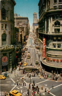 73716339 San_Francisco_California Powell At Market Street Showing Turnable - Andere & Zonder Classificatie