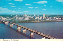 73716326 Memphis_Tennessee Air View On The Mississippi - Autres & Non Classés