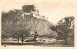 72827489 Edinburgh Castle Udn Ross Fountain Edinburgh - Sonstige & Ohne Zuordnung