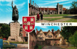 72824032 Winchester King Alfred Statue St Cross Hospital Cheyney Court Wincheste - Andere & Zonder Classificatie