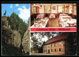 AK Burg / Kirchzarten, Gasthaus-Pension Zur Birke, Inh.: Fam. Schillinger  - Kirchzarten