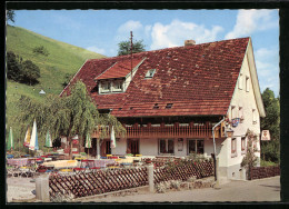 AK Untersimonswald, Café-Pension Hubertus-Stüble, Bes.: Heinrich Furtwängler  - Other & Unclassified