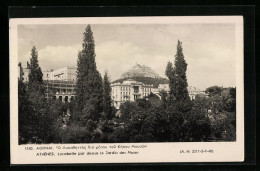 AK Athènes, Lycabette Par Dessus Le Jardin Des Muses  - Griekenland