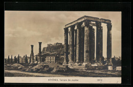 AK Athènes, Temple De Jupiter  - Griekenland