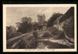 AK Bad Bentheim, Schloss, Ostseite Mit Tränke  - Bentheim