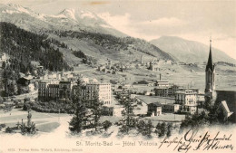 13959519 St_Moritz__SANKT_MORITZ_GR Hotel Victoria Kirche Alpen - Autres & Non Classés