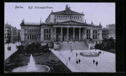 AK Berlin, Kgl. Schauspielhaus, Gendarmenmarkt  - Mitte