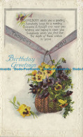 R626498 Birthday Greetings. Tuck. Gem. Birthday Postcard - Monde