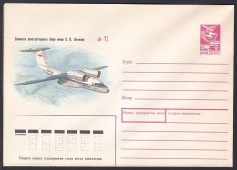 Russia Postal Stationary S1934 Plane, Antonov AN-72, Military Transport Aircraft - Airplanes