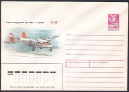 Russia Postal Stationary S1943 Plane, Antonov AN-28, Twin-engine Lightweight Turboprop Transport Aircraft - Airplanes