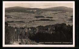 AK Gefrees I. Fichtelgebirge, Panorama Mit Schneeberg Und Ochsenkopf  - Otros & Sin Clasificación