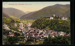 AK Hornberg /Schwarzw., Gesamtansicht Aus Der Vogelschau  - Hornberg