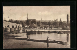 AK Ochsenfurt A. Main, An Der Mainbrücke  - Ochsenfurt