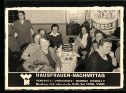 AK Duisburg, Hausfrauen-Nachmittag, Veranstaltungsdienst Werner Knauber, Schreiberstr. 16-20  - Werne