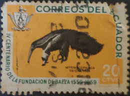 OH) ECUADOR, BAEZA FOUNDATION, MYMECOPHAGA TRIDACTYLA - ANTEATER, USED EXCELLENT CONDITION - Ecuador