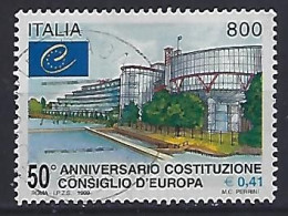 Italy 1999  50 Jahre Europarat  (o) Mi.2636 - 1991-00: Oblitérés