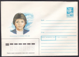 Russia Postal Stationary S2065 Flight Attendant Tamara Innokentievna Zharkaya (1959-88) - Femmes Célèbres