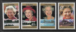 TOKELAU 1996 ELIZABETH II YVERT N°225/228 NEUF MNH** - Koniklijke Families