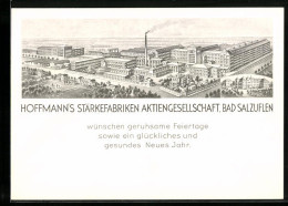AK Bad Salzuflen, Hoffmanns Stärkefabriken, Geprägter Kater  - Bad Salzuflen