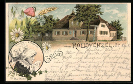 Lithographie Bayreuth, Restaurant Rollwenzel, Dorothea Rollwenzel  - Bayreuth