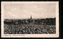 AK Herten I. W., Blick Vom Paschenberg Auf Den Ort Mit Kirche  - Herten