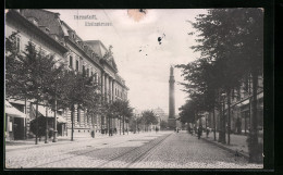 AK Darmstadt, Blick In Die Rheinstrasse  - Darmstadt