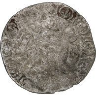 France, Charles V, Blanc Au K, 1365-1380, Billon, B+, Duplessy:363 - 1364-1380 Carlos V El Sabio