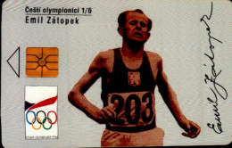 TELECARTE ETRANGERE.....EMIL ZATOPEK - Olympic Games