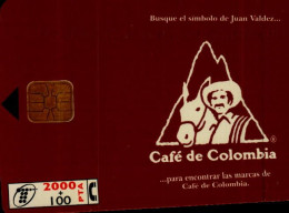 TELECARTE ETRANGERE.....CAFE DE COLOMBIA - Publicité