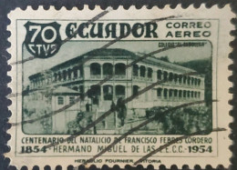 OH) ECUADOR,  EL CEBOLLAR COLLEGE - FRANCISCO FEBRES CORDERO - BROTHER MIGUEL, USED EXCELLENT CONDITION - Ecuador