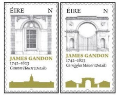Ireland 2023 The 200th Anniversary Of The Death Of James Gandon, 1742-1823，architect Stamps 2v MNH - Ongebruikt
