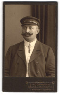 Fotografie G. Hoopmann, Brakel, Portrait Dr. Bernhard Bartels Im Anzug Mit Moustache  - Personas Anónimos