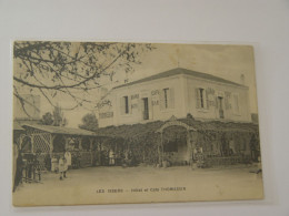 ALGERIE-LES ISSERS-HOTEL ET CAFE THOMASSIN- ANIMEE - Other & Unclassified