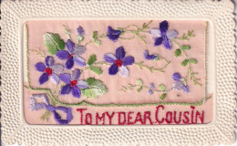 FANTAISIE(CARTE BRODEE) - Embroidered