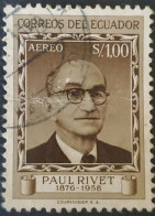 OH)  ECUADOR,  PAUL RIVET, USED - Equateur