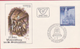 Ö 1977 - Mi: 1545 (55) , FDC - 25. Jahrestag Der Wiedereröffnung Des Stephansdomes , SST 1150 Wien - FDC