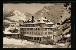 AK Adelboden, Hotel Beau-Site Im Schnee  - Adelboden