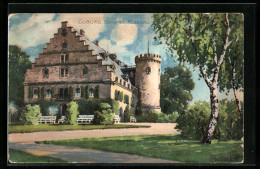 Künstler-AK H.Bahndorf: Coburg, Schloss Rosenau, Ansicht Vom Garten Her  - Autres & Non Classés