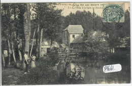 BEUGNON- LA PENCHE A LA LIGNE AU MOULIN DE BEUGNON- LA VIE AUX CHAMPS EN BOURGOGNE - Neuvy Sautour