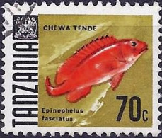 Tanzania 1969 - MI 27 - YT 26A ( Tropical Fish ) - Tanzania (1964-...)