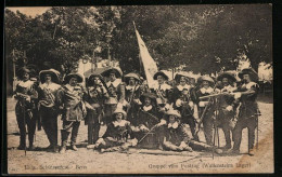 AK Bern, Eidgenössisches Schützenfest, Gruppe Vom Festzug, Wallensteins Lager  - Hunting