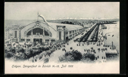 AK Zürich, Eidgenössisches Sängerfest 1905, Festhalle  - Autres & Non Classés