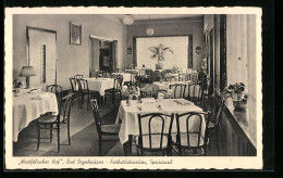 AK Bad Oeynhausen, Gasthaus Westfälischer Hof, Str. 16, Frühstücksraum U. Speisesaal, Innenansicht  - Bad Oeynhausen