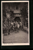 AK Hohenlimburg, Herolde Fanfarenbläser, 700 Jahrfeier Von Schloss Und Stadt 1930  - Autres & Non Classés