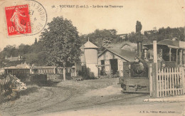 CPA Vouvray-La Gare Des Tramways-Timbre   L2938 - Vouvray