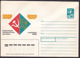 Russia Postal Stationary S2108 Czechoslovakia-Soviet 1989 Stamp Exhibition - Expositions Philatéliques