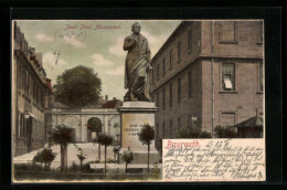 AK Bayreuth, Jean Paul Monument  - Bayreuth