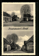 AK Friedrichsdorf I. Westf., Windelsbleicherstrasse, Gütersloher Strasse  - Guetersloh